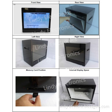 22inch Transparent LCD Ad Player Transparent LCD Showcase-Ad Player